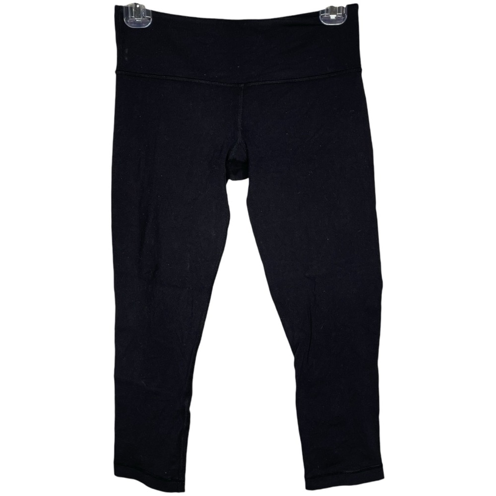 Lululemon crop length leggings black size 4
